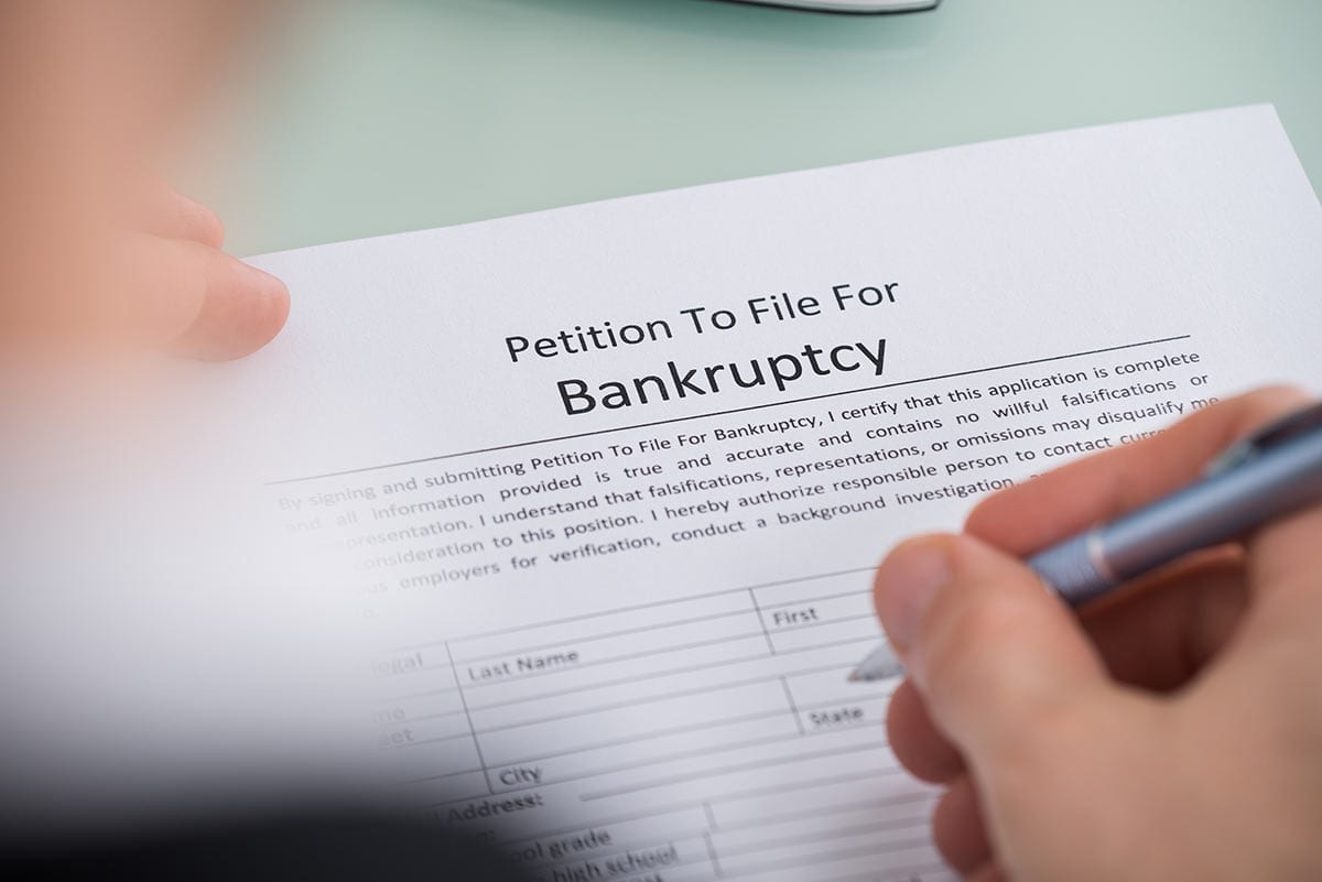 Person filing bankruptcy